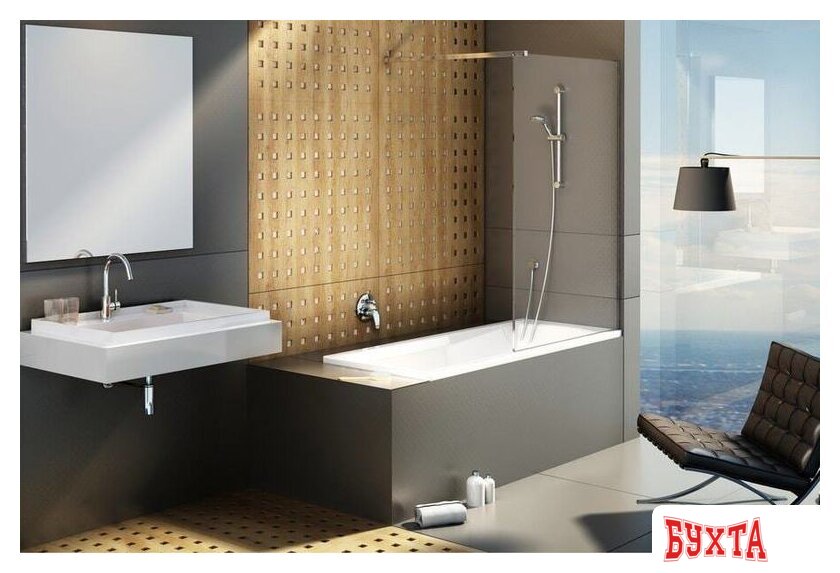 Душевая стенка Ravak Walk-In Free 120 (серебристый/прозрачное) 4