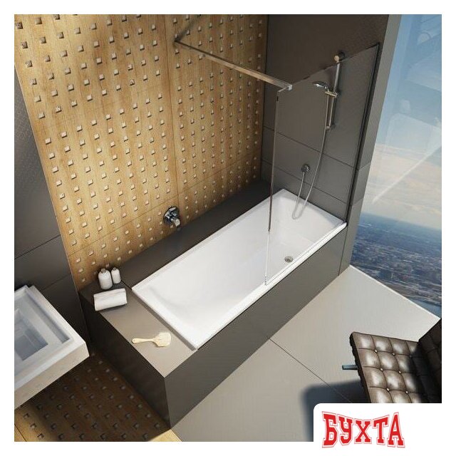 Душевая стенка Ravak Walk-In Free 160 (серебристый/прозрачное) 3