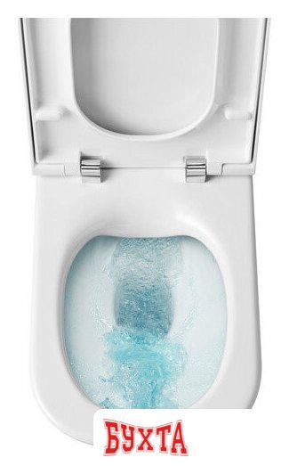 Унитаз подвесной Roca The Gap Clean Rim A34647L000 + A801472003 4