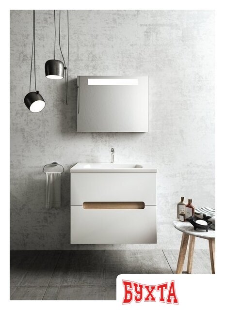 Мебель для ванных комнат Ravak Тумба под умывальник SD 800-R Classic II X000000914 (белый) 3