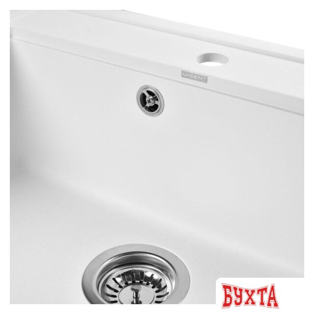 Кухонная мойка Wisent 600-28W (с сифоном GER013) 3