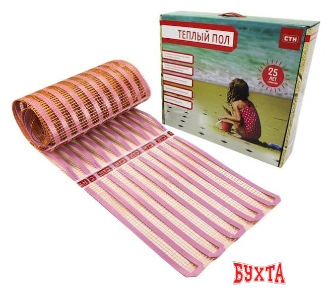 Нагревательный мат СТН City Heat 5х0.5 м 375 Вт