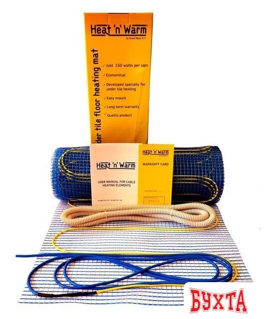 Нагревательный мат Heat'n'Warm EcoNG150-035 3.5 кв.м. 525 Вт 2