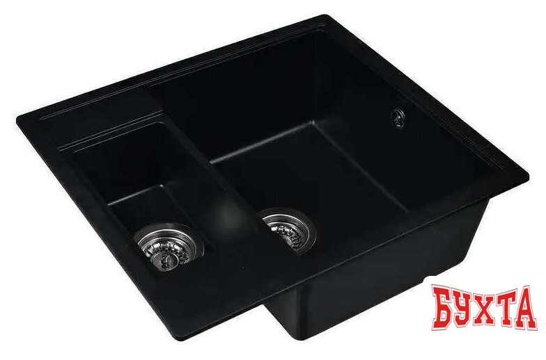 Кухонная мойка Wisent WQ580-25 (оникс) 2