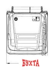 Контейнер для мусора ESE 120 л (красный) 2