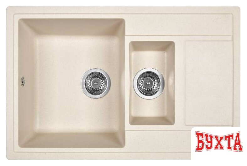 Кухонная мойка Wisent WQ780-30 (кремовый) 1