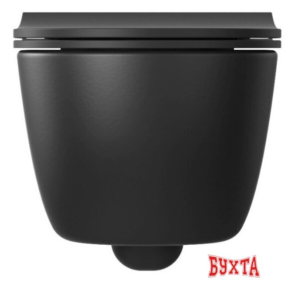 Унитаз подвесной Bocchi V-Tondo Rimless 1416-004-0129 (черный матовый) (без сиденья) 2