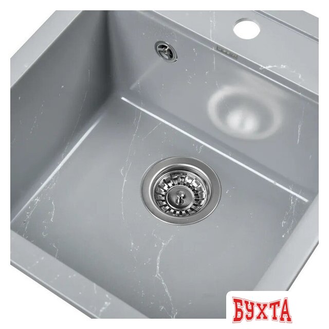 Кухонная мойка Wisent WA45-17 (с сифоном GER013) 4