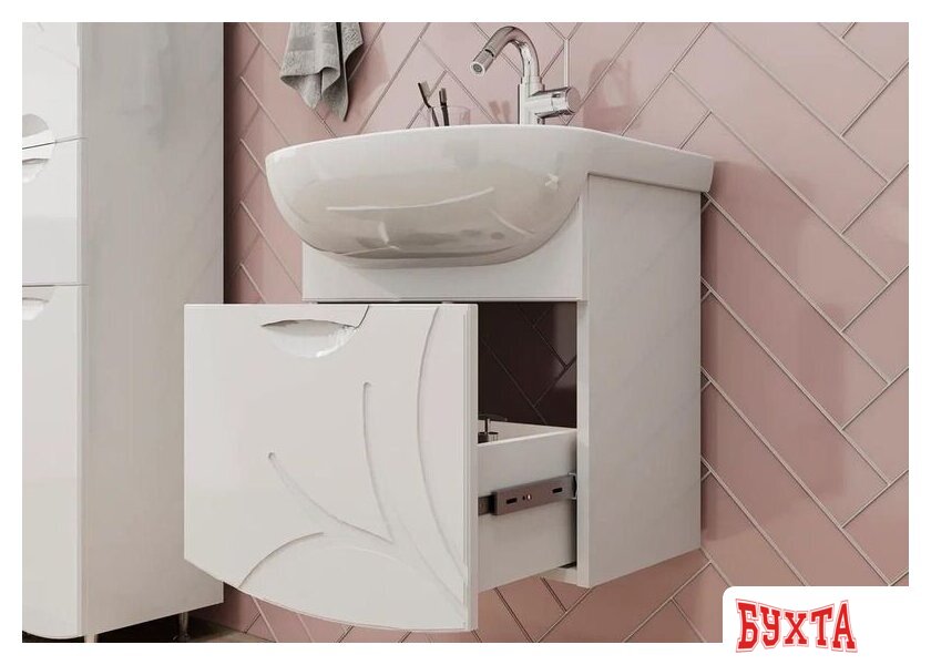 Мебель для ванных комнат Volna Тумба под умывальник Adel 50.1Y 3