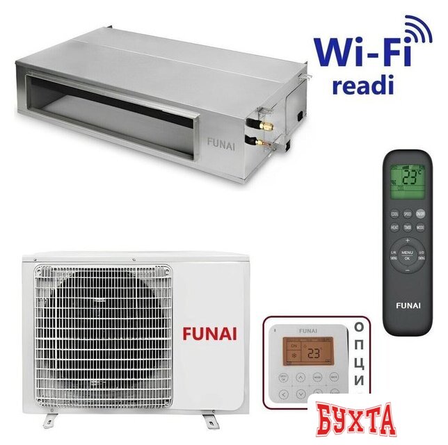 Кондиционер Funai Dragon LAC-DR140HP.D01/S/LAC-DR140HP.01/U