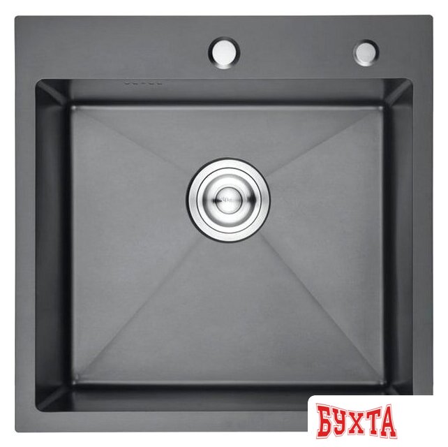 Кухонная мойка Gerhans K35050B (графит) 1