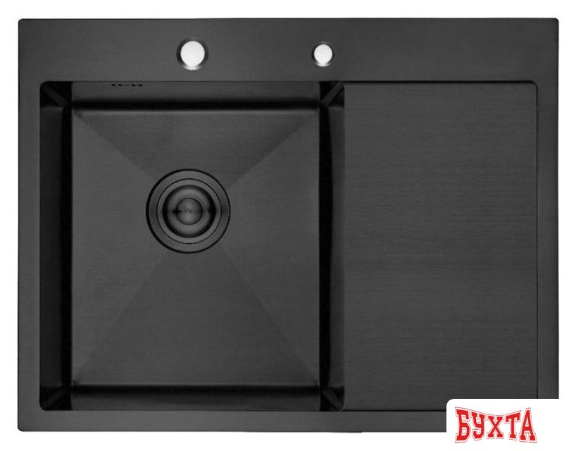 Кухонная мойка Gerhans K35848B-L (графит)