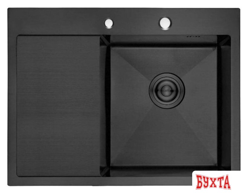 Кухонная мойка Gerhans K35848B-R (графит)