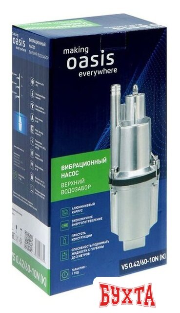 Скважинный насос Oasis VS 0.42/60-10N (К) 4