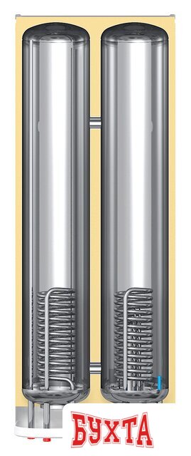 Накопительный электрический водонагреватель Thermex Flat 100 V Combi 2