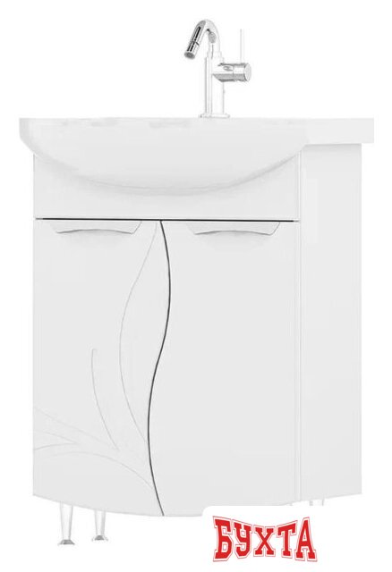 Мебель для ванных комнат Volna Тумба под умывальник Adel 70.2D Балтика 1