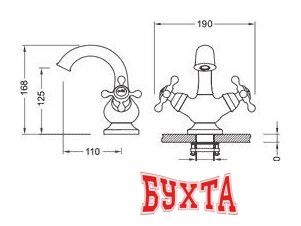 Смеситель Gerhans K11001G 2