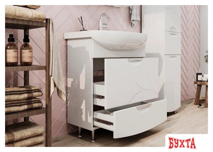 Мебель для ванных комнат Volna Тумба под умывальник Adel 60.2Y напольная Балтика 3