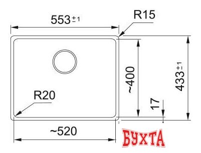 Кухонная мойка Franke MRG 110-52 125.0696.178 (серый) 3