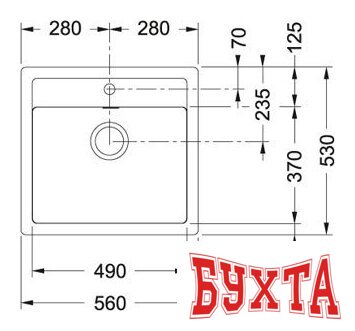 Кухонная мойка Franke Sirius SID 610 114.0443.343 (белый) 2