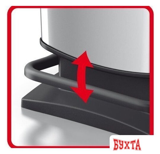 Мусорное ведро Rotho Paso 1754111006 (40 л, черный/карбон) 2