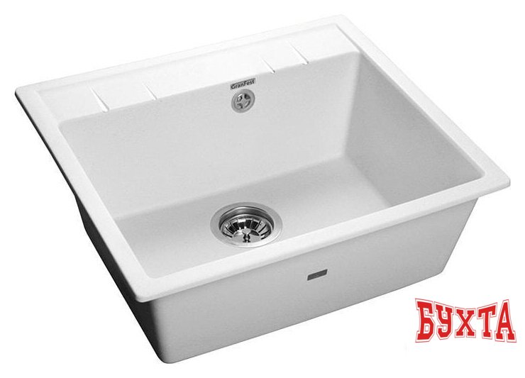 Кухонная мойка GranFest GF-Q-561 (иней)