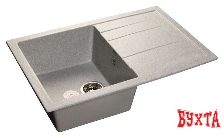 Кухонная мойка GranFest Quadro GF-Q780L (серый)
