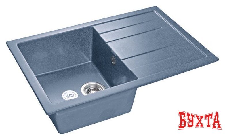 Кухонная мойка GranFest Quadro GF-Q780L (графит)