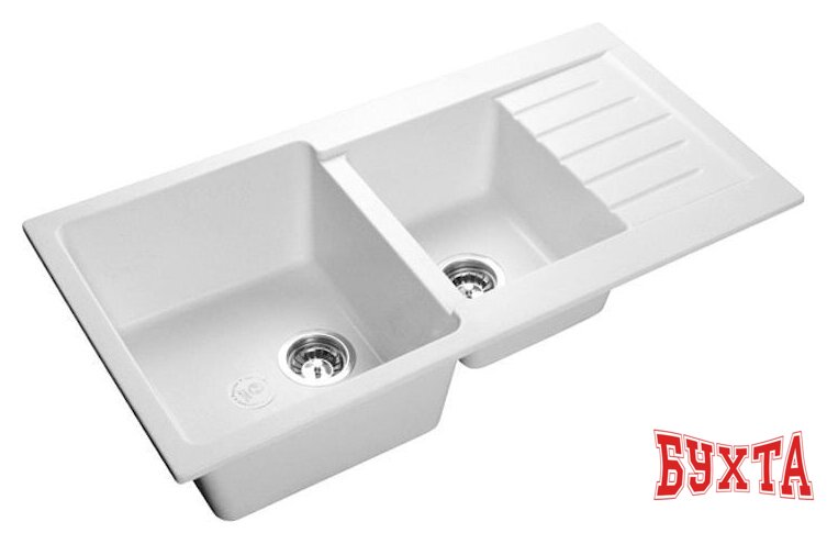 Кухонная мойка GranFest GF-P980KL (иней) 1