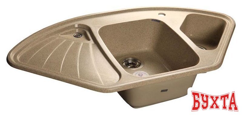 Кухонная мойка GranFest GF-C1040E (песочный) 1