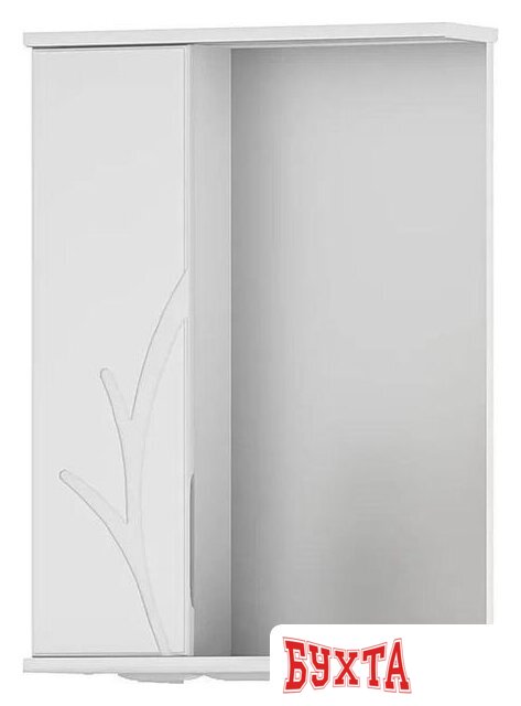 Мебель для ванных комнат Volna Шкаф с зеркалом Adel 50 левый