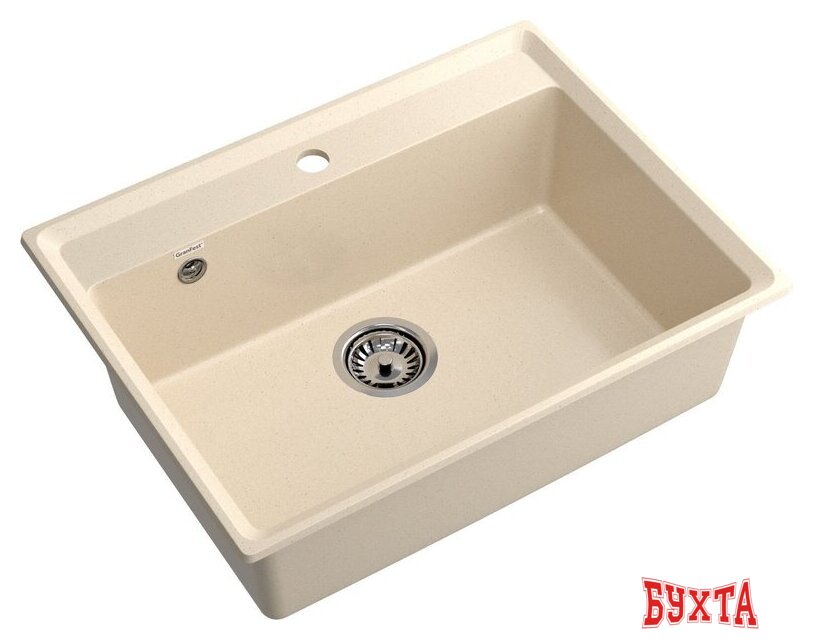 Кухонная мойка GranFest GF-LV-660 (кашемир) 2