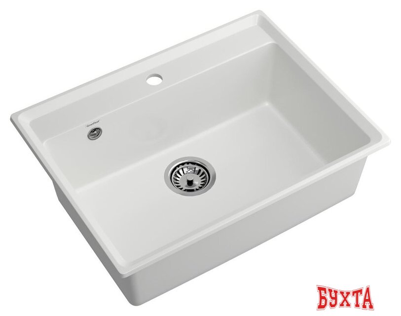Кухонная мойка GranFest GF-LV-660 (иней) 2