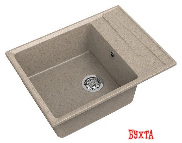 Кухонная мойка GranFest GF-LV-660L (песочный)