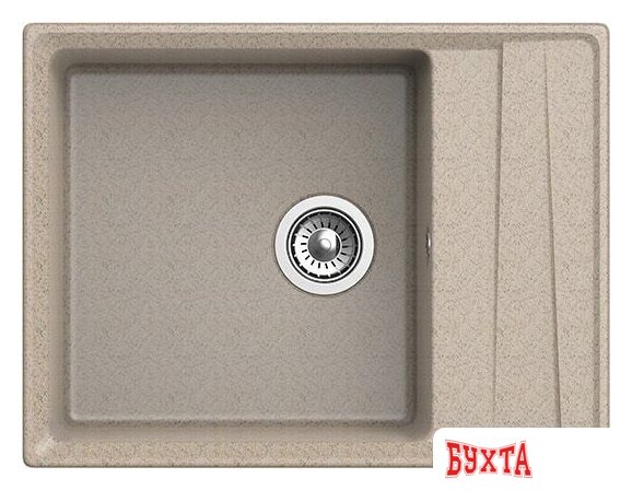 Кухонная мойка GranFest GF-LV-660L (песочный) 2