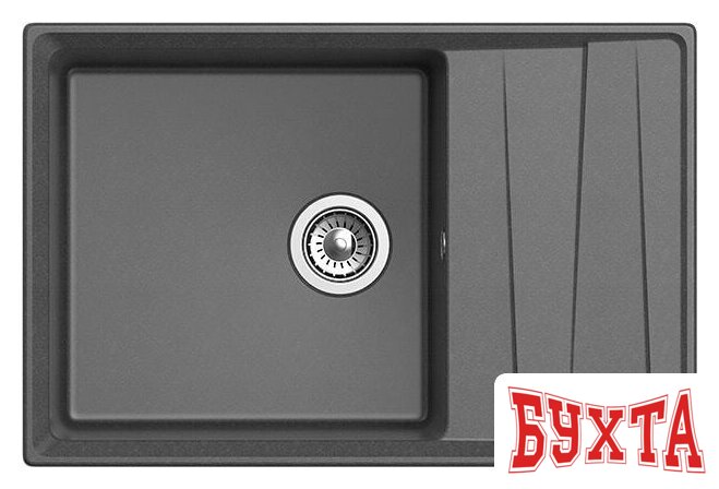 Кухонная мойка GranFest GF-LV-760L (графит) 2