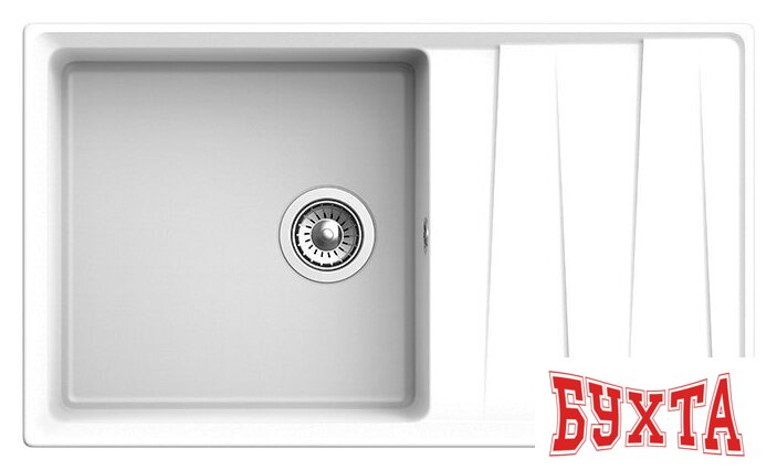 Кухонная мойка GranFest GF-LV-860L (иней) 2