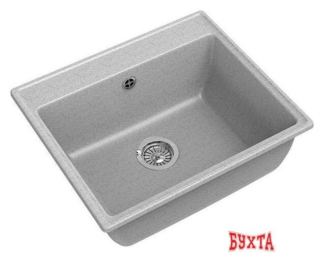 Кухонная мойка GranFest GF-V-580 (серый) 1