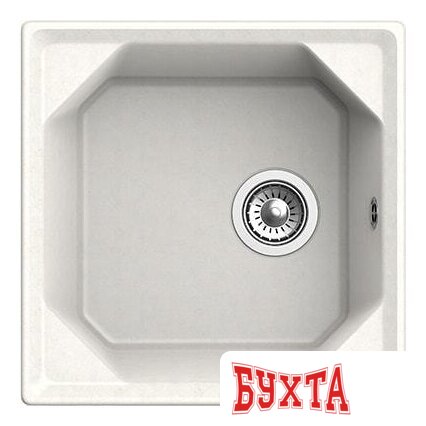 Кухонная мойка GranFest GF-U-500 (белый) 2