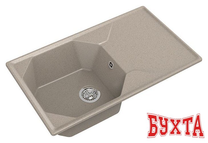 Кухонная мойка GranFest GF-U-840L (песочный)