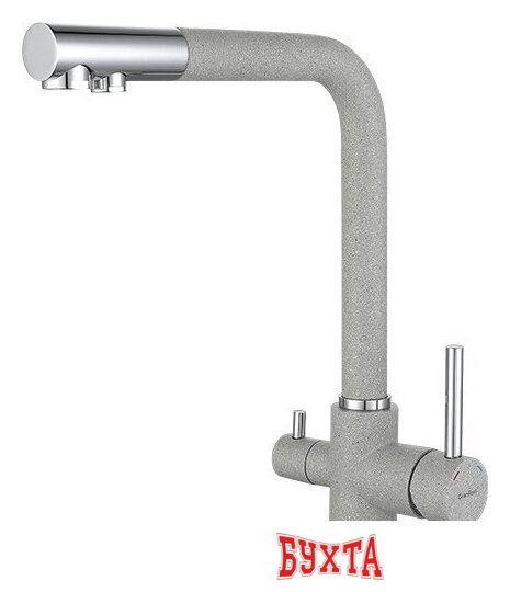 Смеситель GranFest Мрамор 3611 (серый) 1