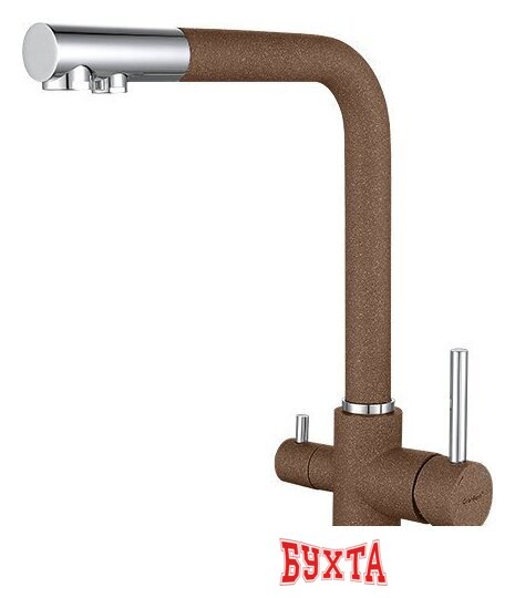 Смеситель GranFest Мрамор 3611 (терракот)