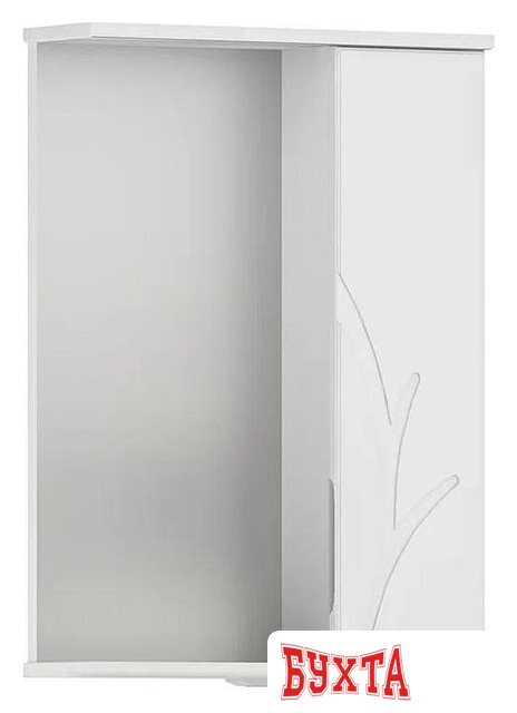 Мебель для ванных комнат Volna Шкаф с зеркалом Adel 50 правый 1