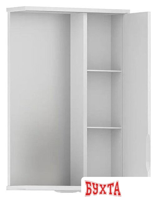 Мебель для ванных комнат Volna Шкаф с зеркалом Adel 50 правый 2