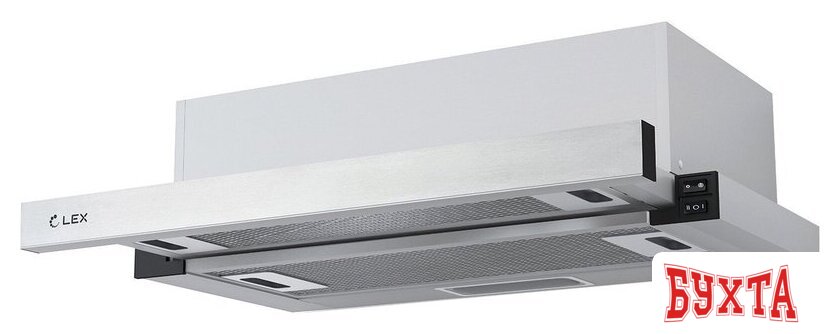 Кухонная вытяжка LEX Hide 500 (нержавеющая сталь)