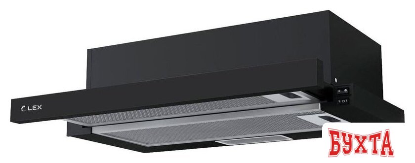 Кухонная вытяжка LEX Hubble 600 (черный) 1