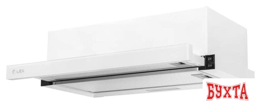 Кухонная вытяжка LEX Hide G 600 (белый) 2