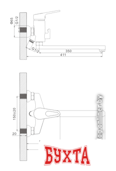 Смеситель Gerhans K09 13109 2
