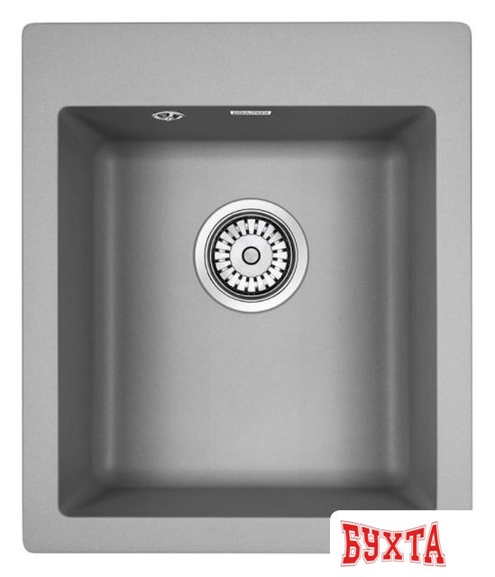 Кухонная мойка Paulmark Kante 40 PM104249-GRM (серый/серый металлик)