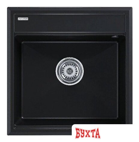 Кухонная мойка Paulmark Stepia-50 PM115051-BLM (черный металлик)
